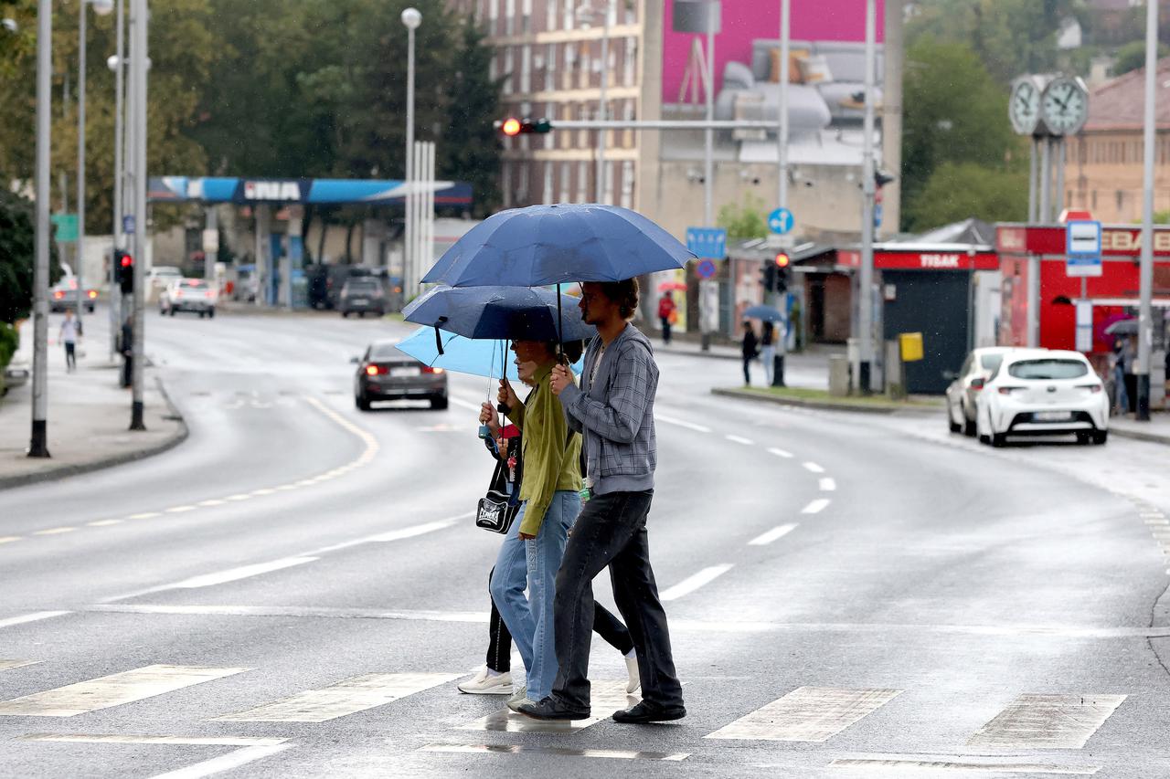 Zagreb:  Ciklona Boris od jutra donijela kišu