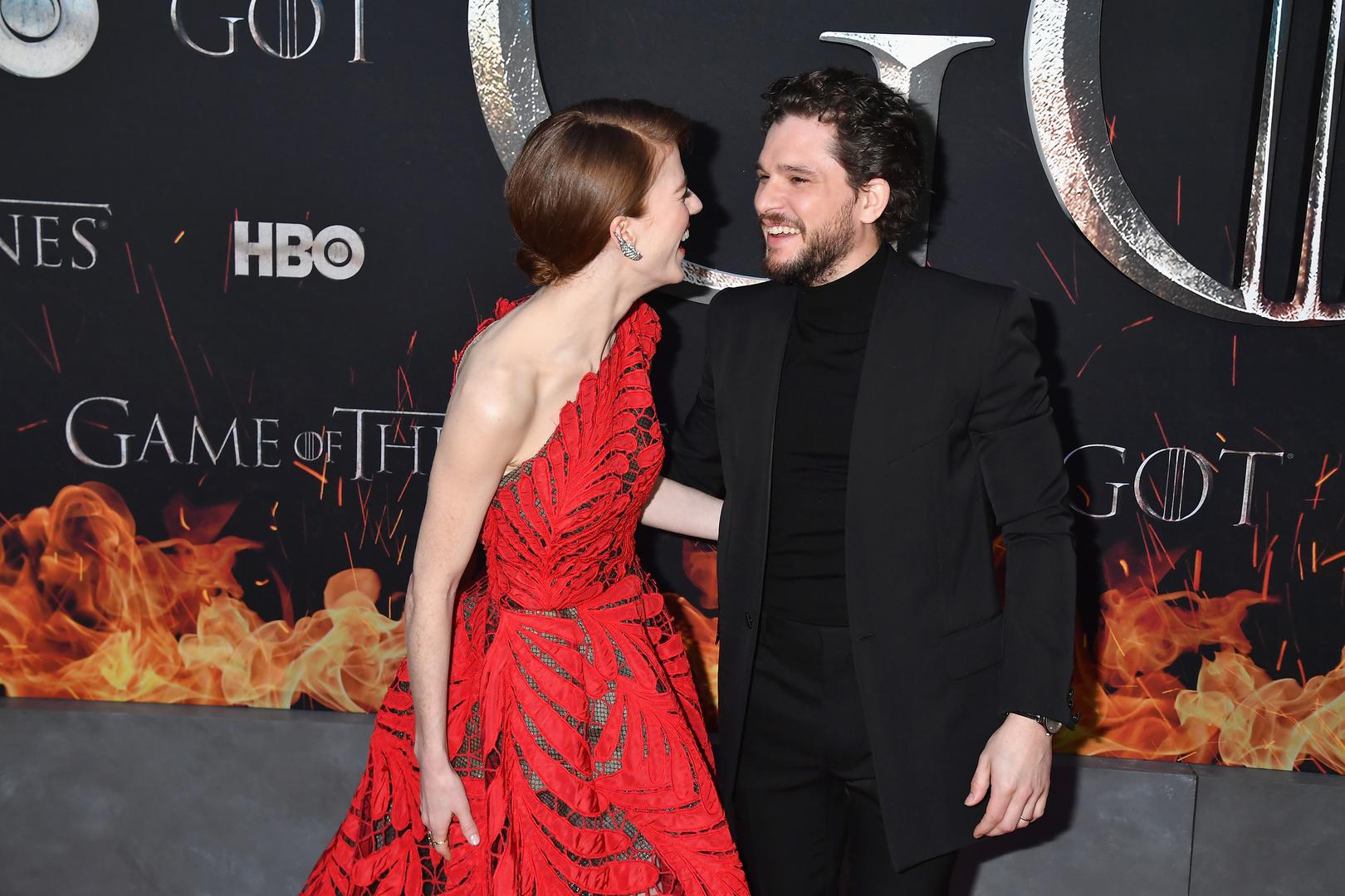 Rose Leslie i Kit Harington bili su savršeno modno usklađeni.