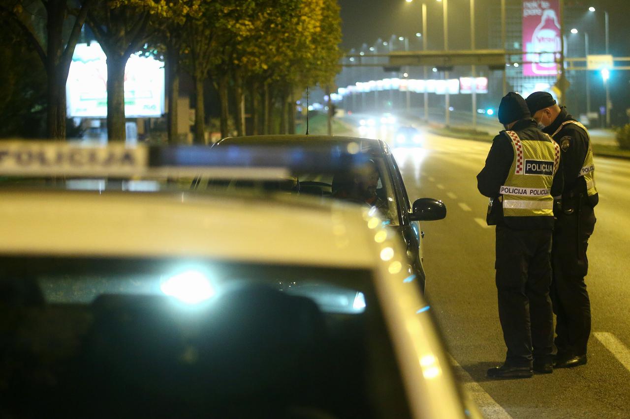 Zagreb: Prometna policija kontrolira vozače povodom Martinja