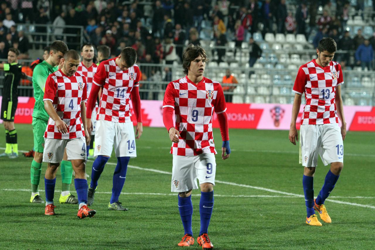 17.11.2015., stadion Rujevica, Rijeka - Kvalifikacijska utakmica za U-21 Europsko prvenstvo, skupina 6, 5. kolo, Hrvatska - Spanjolska. Ante Coric.  Photo: Goran Kovacic/PIXSELL