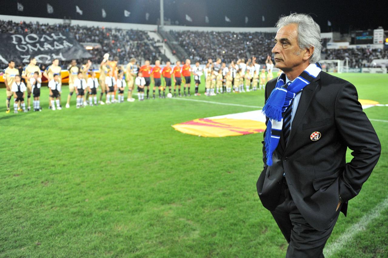 '30.09.2010., stadion Toumba, Solun, Grcka - Europska liga, skupina D, 2. kolo, PAOK - Dinamo. Vahid Halilhodzic. Photo: Antonio Bronic/PIXSELL'