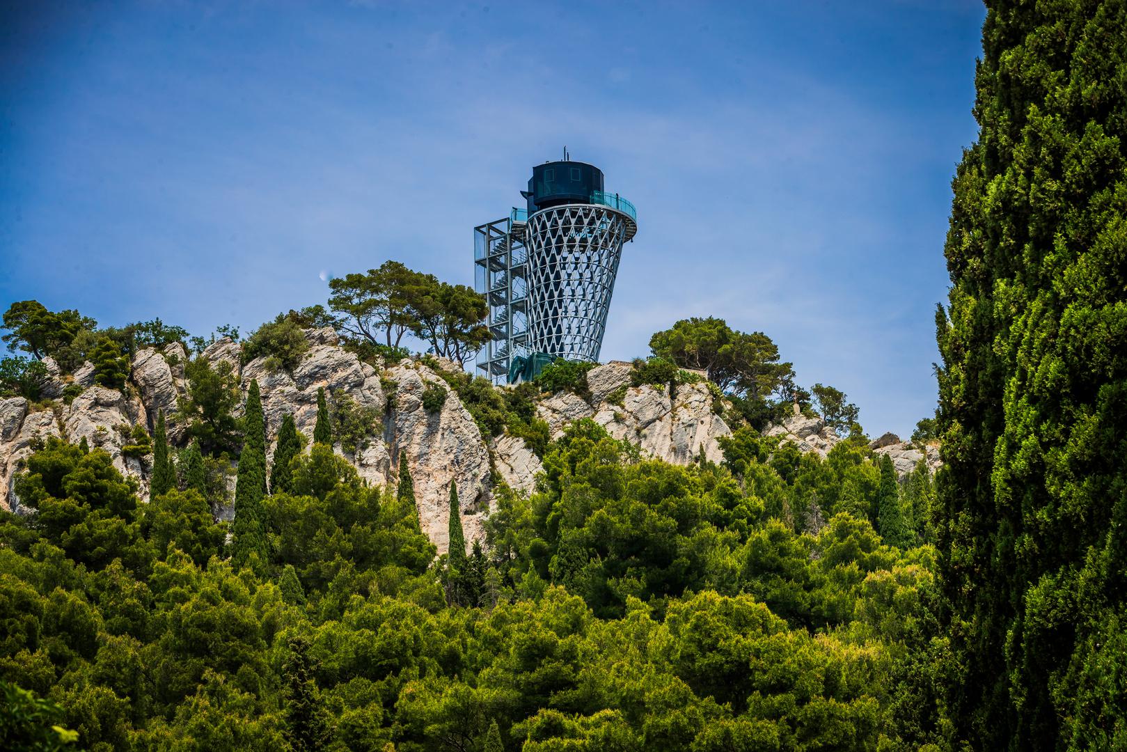 14.05.2024., Split - Pogled sa Juzne padine Marjana na novu Osmatracnicu. Photo: Zvonimir Barisin/PIXSELL