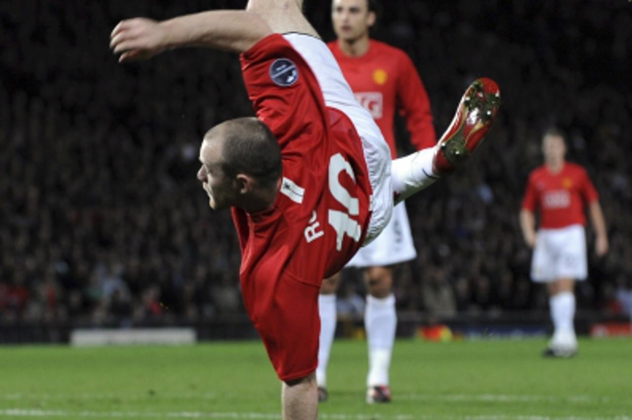 'WORLD RIGHTS EXCEPT UK  Manchester United V Celtic UEFA Champions League match, Old Trafford, Manchester, UK. 20/10/2008  Pictured: Wayne Rooney  BYLINE BIGPICTURESPHOTO.COM: 570  USAGE OF THIS IMAGE