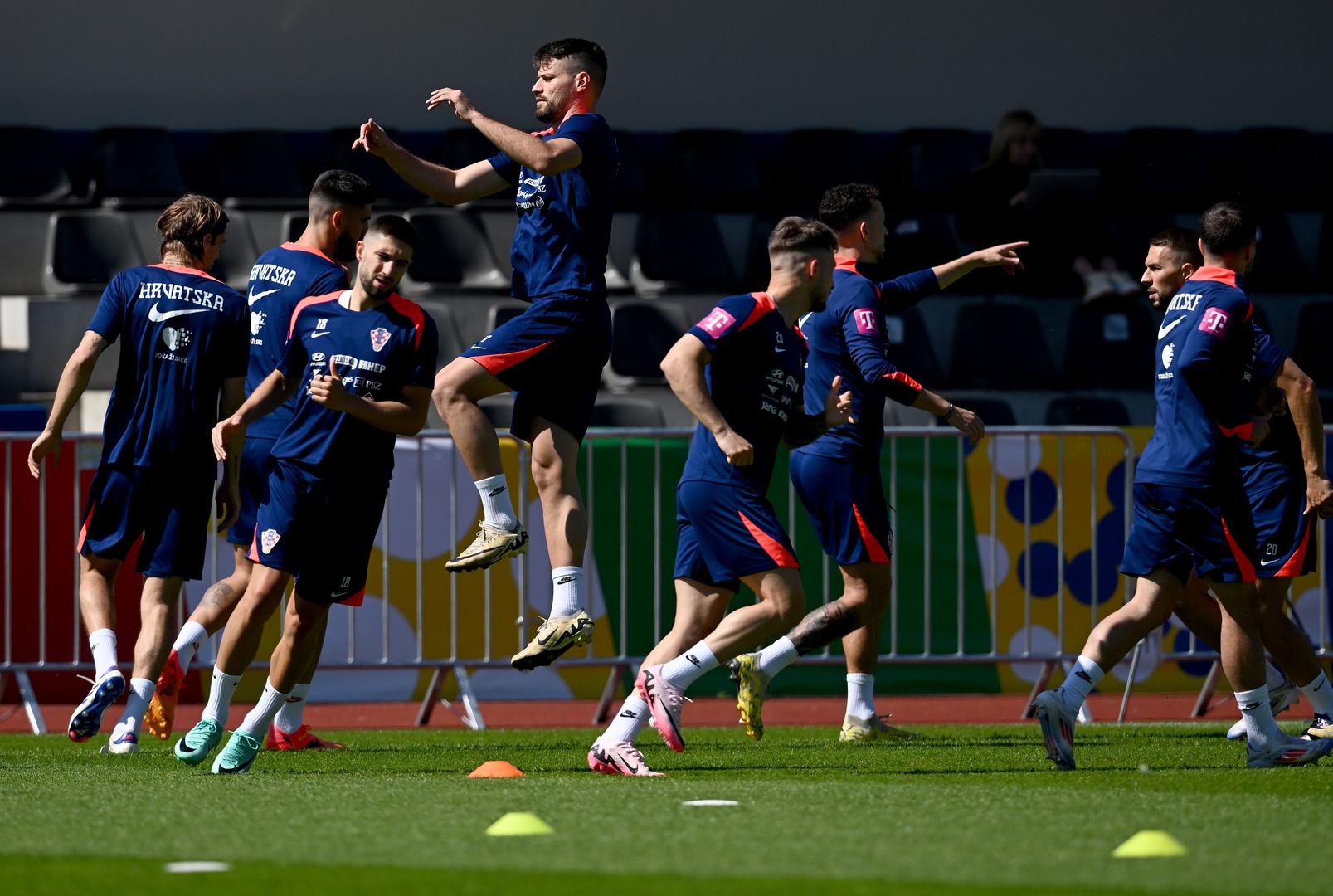 Hrvatski nogometni reprezentativci odradili su trening jutro nakon poraza od Španjolske u prvom kolu Eura