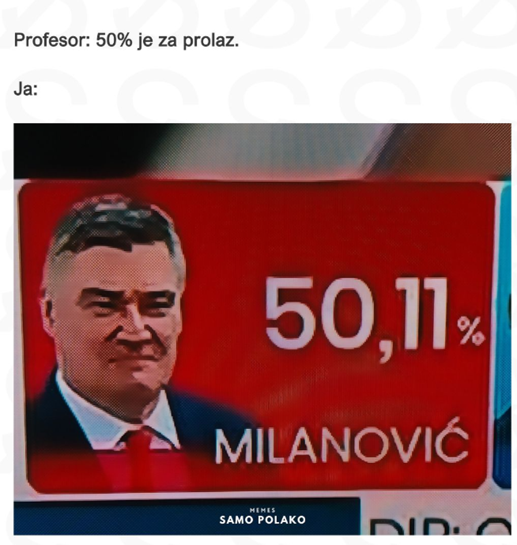 No, memeovi nisu zaobišli ni ostale kandidate. Šale na račun predsjedničkih kandidata pogledajte u našoj galeriji.