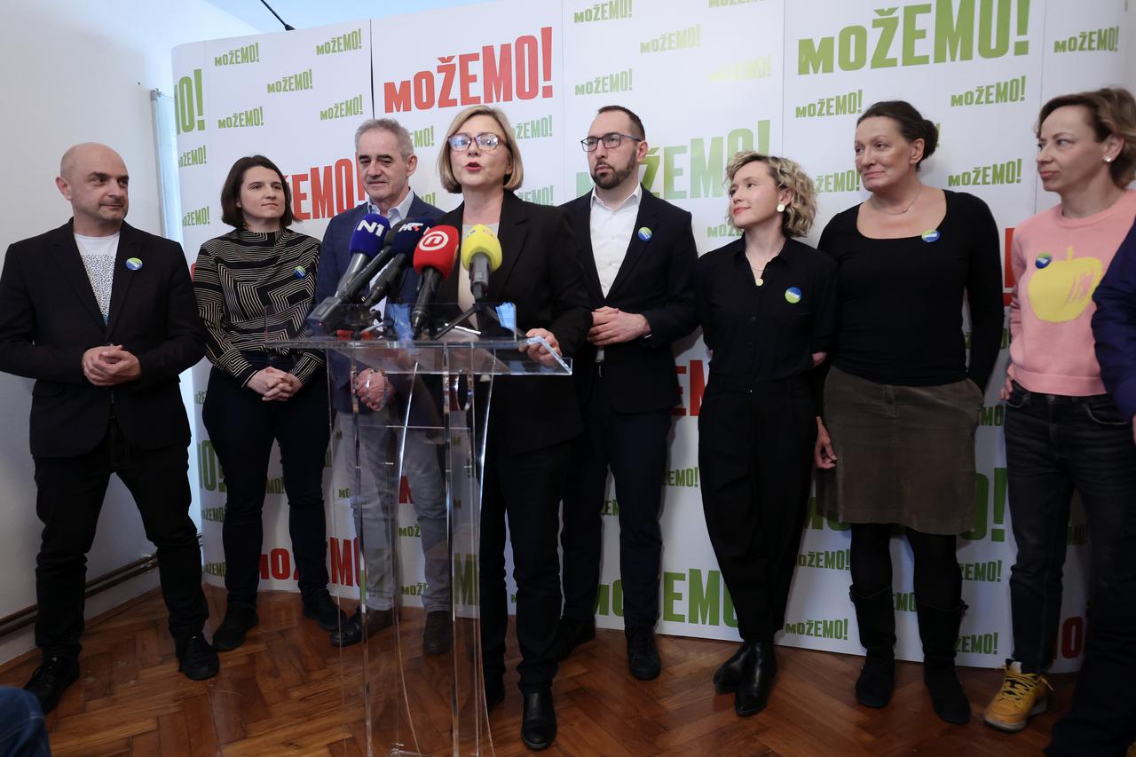 Zagreb: Konferencija za medije stranke Možemo!