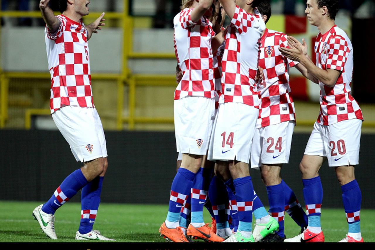 '26.05.2012., Pula - Medjunarodna prijateljska utakmica izmedju Hrvatske i Estonije. Vedran Corluka.  Photo: Goran Stanzl/PIXSELL'