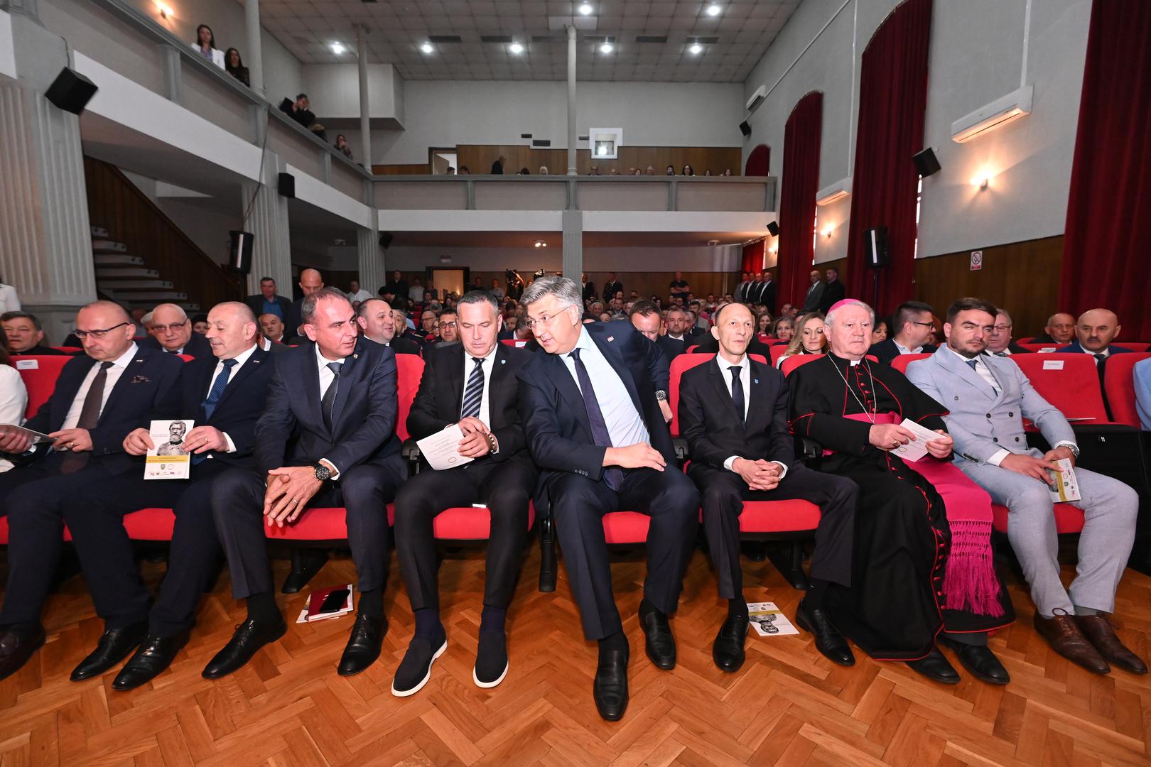 23.05.2023., Gospic
- Premijer Andrej Plenkovic nazocio je svecanoj sjednici povodom 200. obljetnice  rodjenja Ante Starcevica i Dana Zupanije Licko senjske. 
 Photo: Dino Stanin/PIXSELL