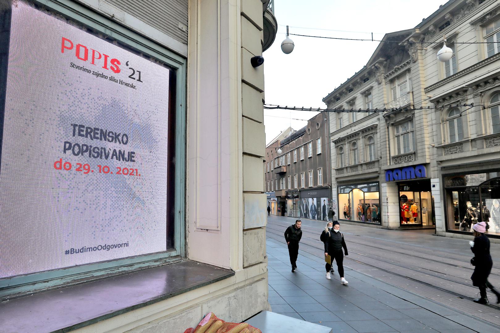 28.10.2021., Zagreb - Prema pisanju nekih medija dva dana uoci isteka produzenog roka za popis stanovnistva neizvjesno je hoce li popis biti gotov na vrijeme. Popis stanovnistva trebao je biti zavrsen 17. listopada, no rok je produzen do 29. listopada i upitno je da li se moze jos jednom produziti.  Photo: Patrik Macek/PIXSELL