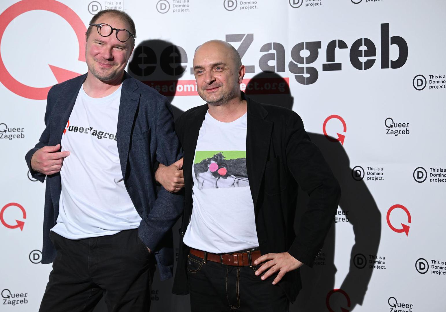 18.05.2023., Zagreb - Udruga Domino u Zagrebackom plesnom centru otvara 21. Queer Zagreb sezonu premijerom plesne predstave HEROES autora Brune Isakovica i Mije Zalukar. Luka Korlaet, Gordan Bosanac Photo: Marko Lukunic/PIXSELL