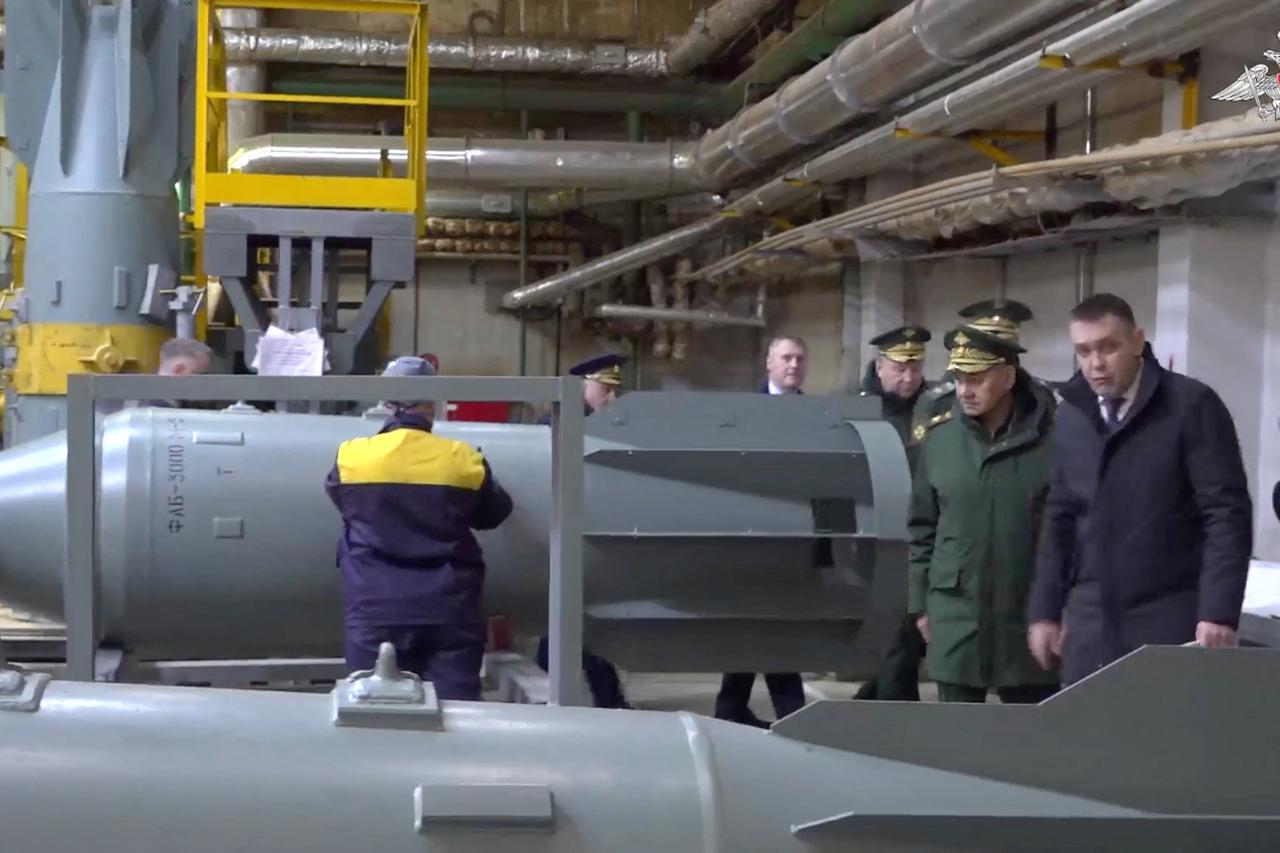 Russia's Defence Minister Shoigu visits military factory in Nizhny Novgorod region