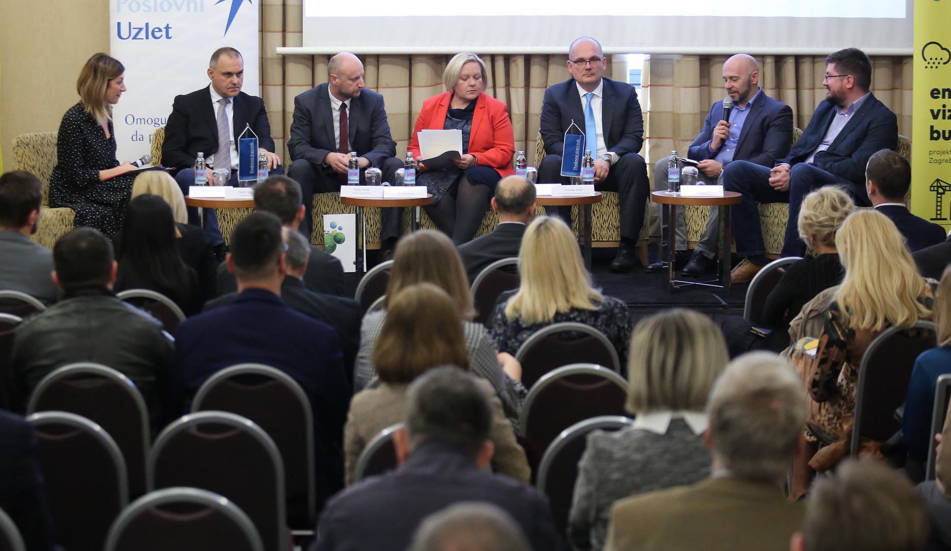 Panel diskusijai Raspravljalo se o Nacionalnoj energetskoj strategiji, mogućnostima financiranja iz EU fondova i primjerima najbolje prakse