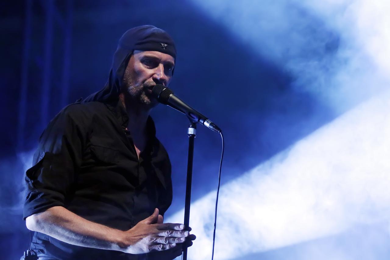 11.07.2015., Zagreb - Koncert grupe Laibach u sklopu manifestacije Ljeto u MSU. Photo: Borna Filic/PIXSELL