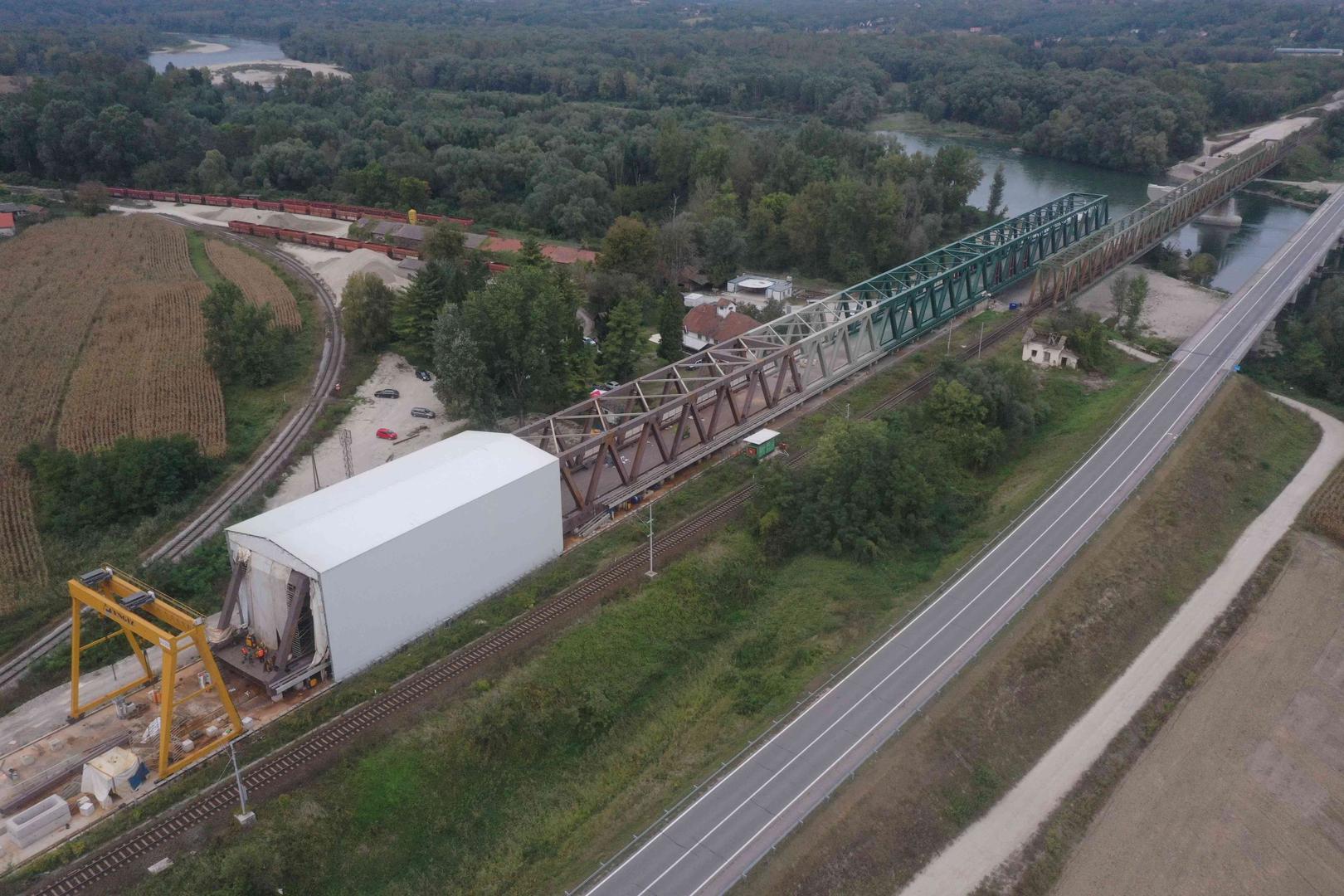 Novi željeznički most Drava u Botovu