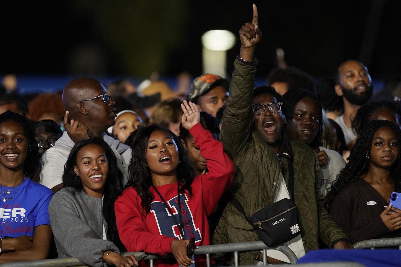 2024 U.S. Presidential Election Night, at Howard University, in Washington