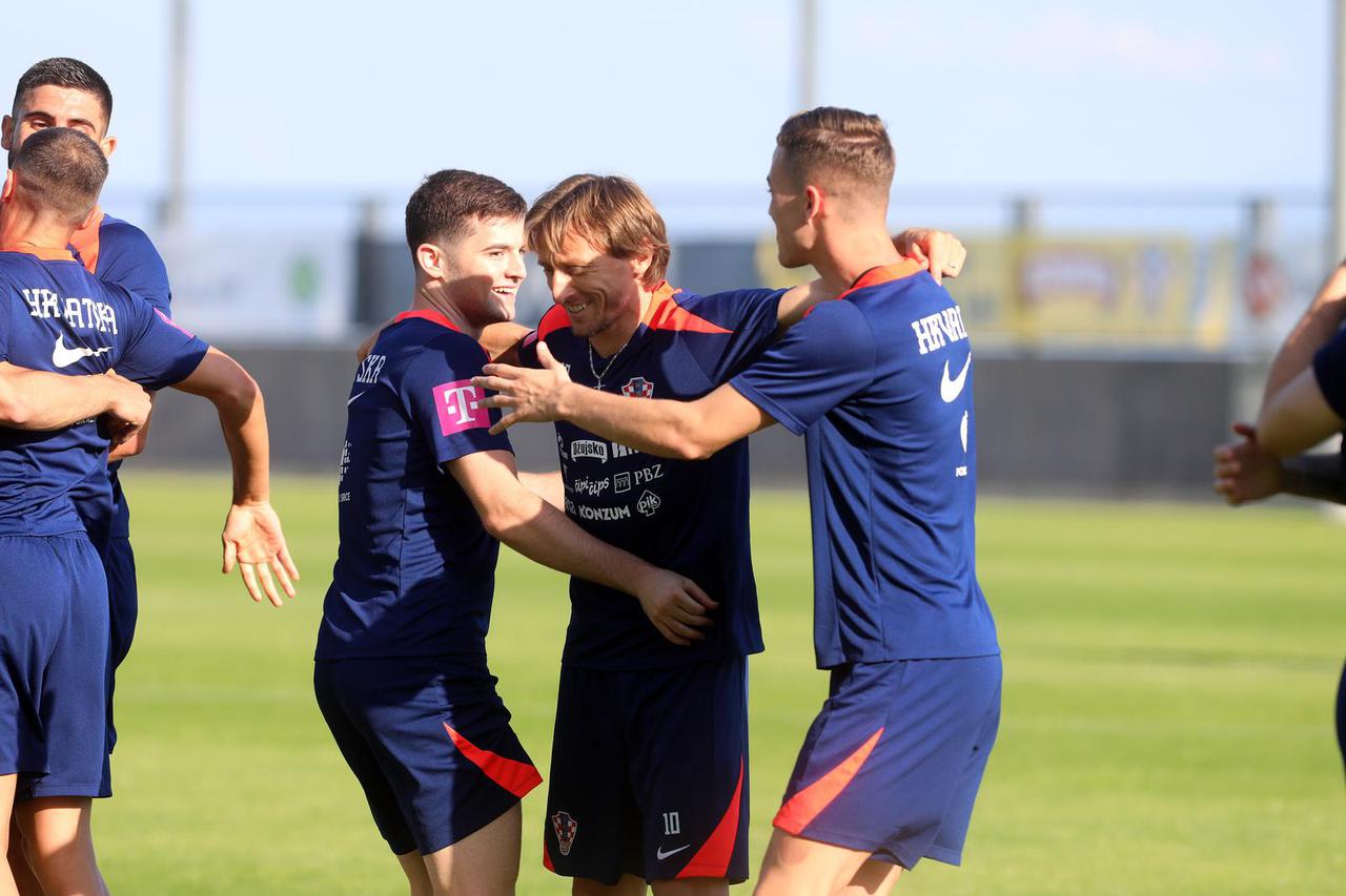 Rijeka: Trening Hrvatske nogometne reprezentacije