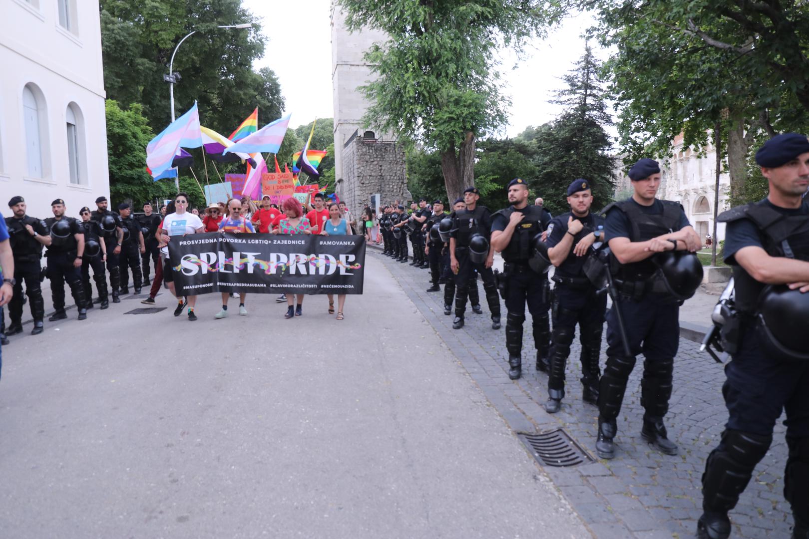 03.06.2023., Split - Split - Odrzana dvanaesta splitska Povorka ponosa - Split Pride Photo: Ivo Cagalj/PIXSELL