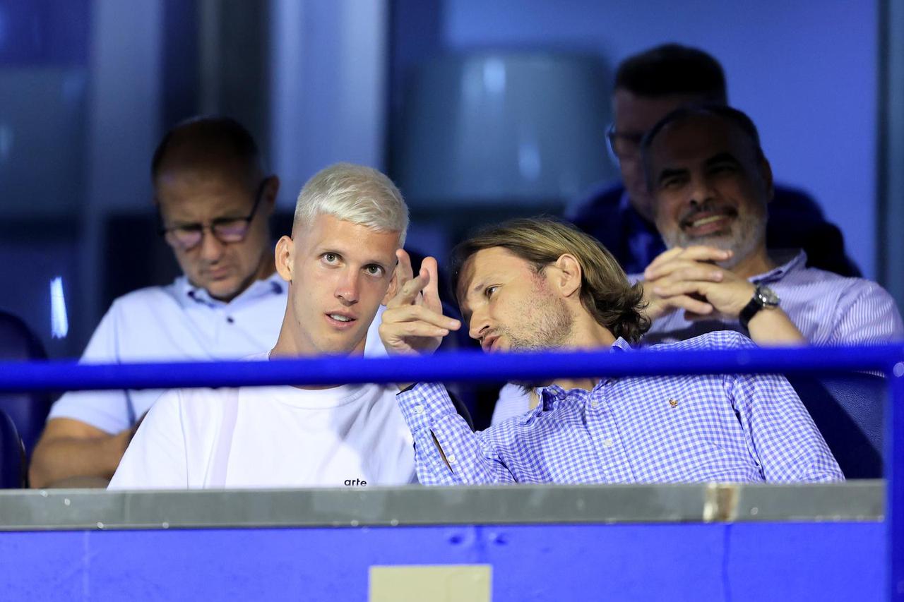 Svečana loža stadiona Maksimir tijekom utakmice između Dinama i Qarabaga