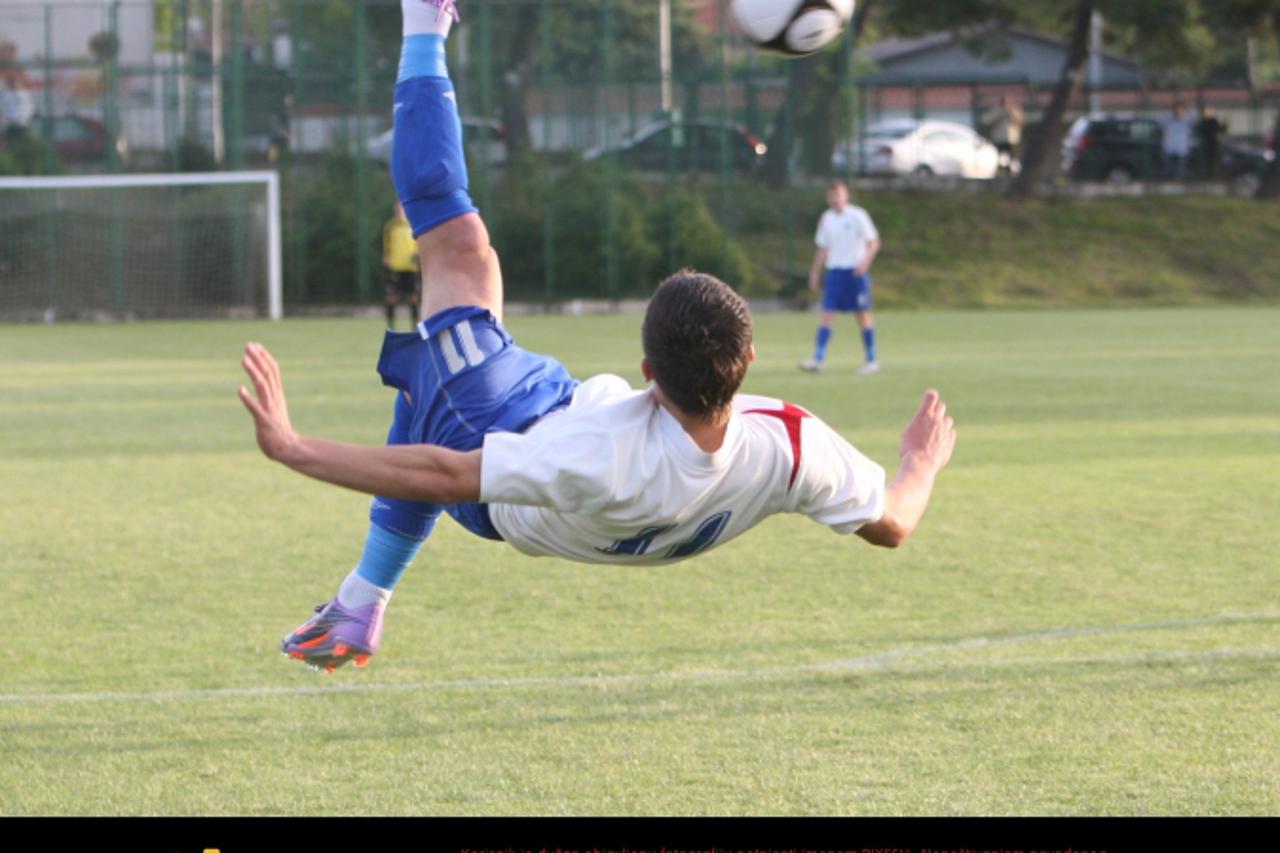 '07.05.2010.Split - Prvi medjunarodni U17 za juniore,turnir u nogometu Kup Sv Duje. Hajduk-Lazio.Marko Livaja,skarice. Photo: Ivo Cagalj/PIXSELL'