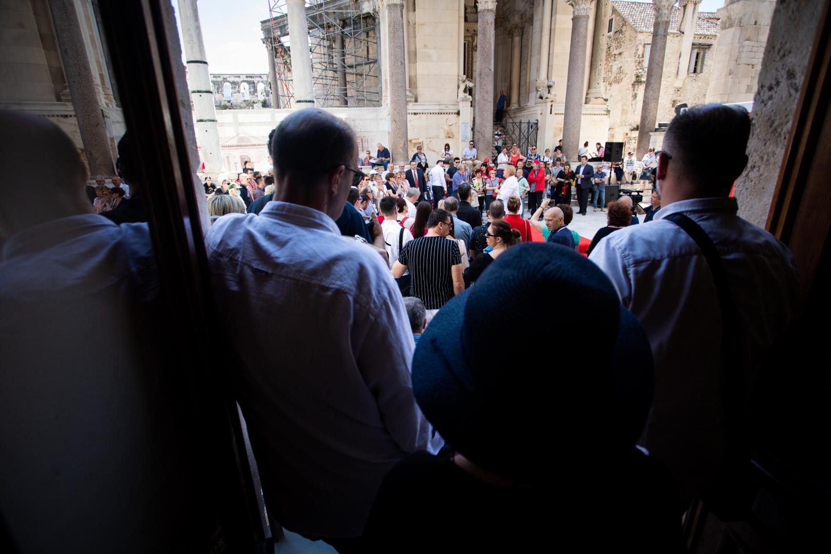 20.06.2020., Split - Predsjednik SDP-a i lider Restart koalicije Davor Bernardic u sklopu izborne kampanje predstavio je kandidate s liste Restart koalicije u X. izbornoj jedinici.
Photo: Milan Sabic/PIXSELL