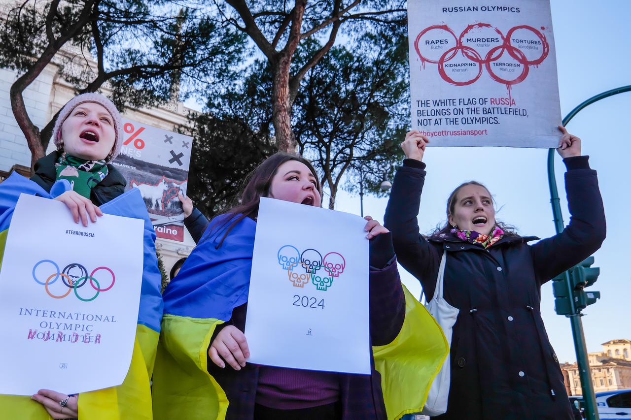 Rome Demonstration of the Ukrainian Community