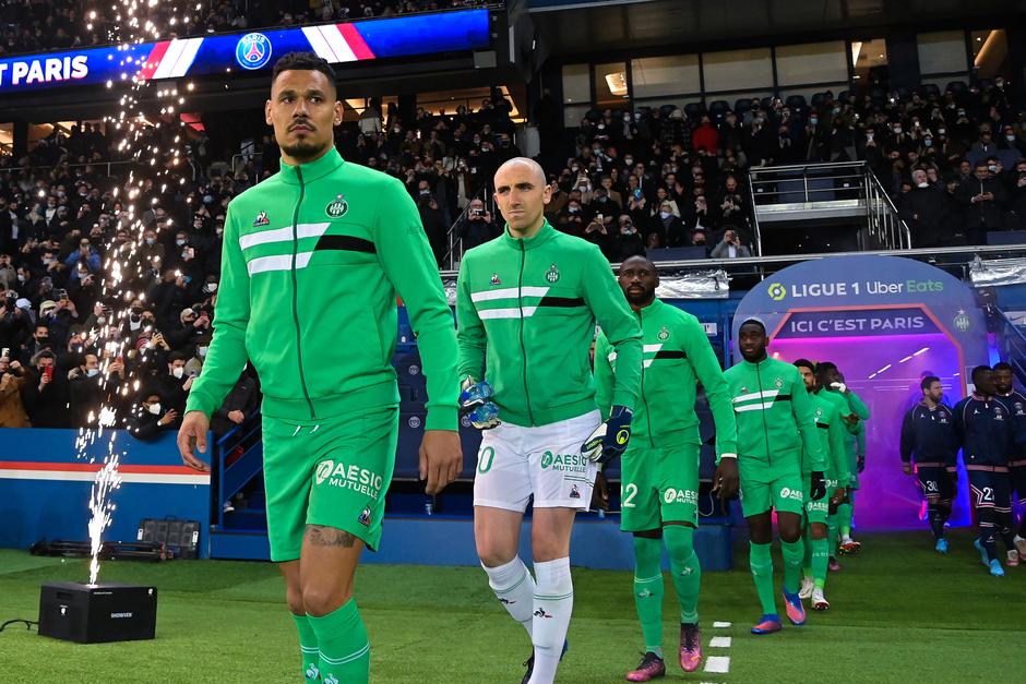 Match de Ligue 1 Uber Eats - Paris Saint Germain (3) vs Saint Etienne (1) au Parc des Princes à Paris