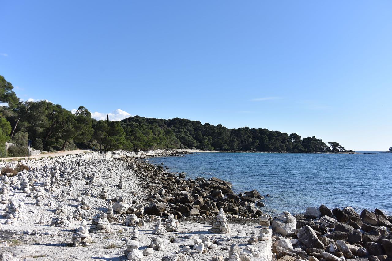 Rovinj: Plaža na Zlatnom rtu poznata po "kamenim skulpturama"