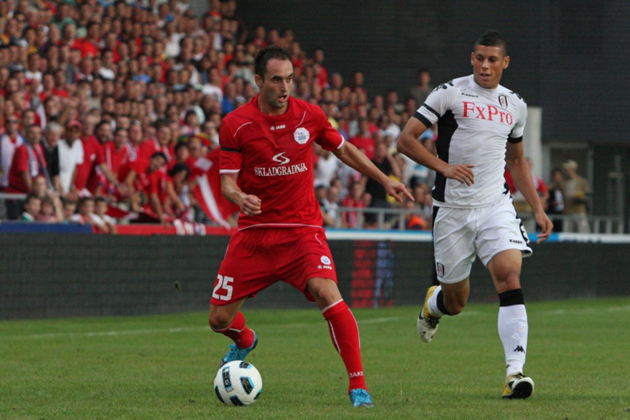 '28.07.2011., Dugopolje - Nogometna utakmica 3. kvalifikacijskog kola Europske UEFA lige izmedju RNK Split i FC Fulham iz Londona. Filip Marcic Photo: Ivana Ivanovic/PIXSELL'