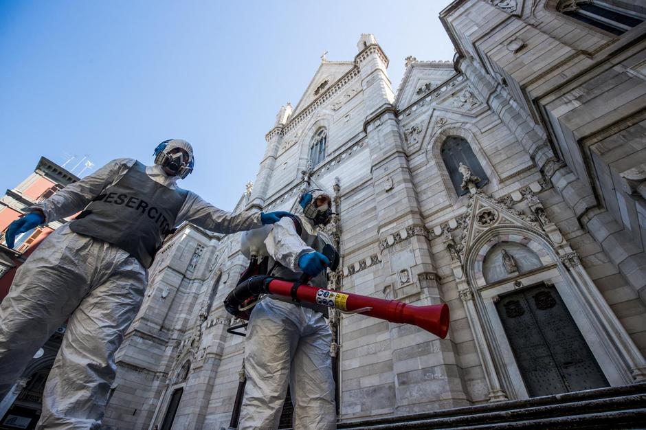 Sanitation Of The Cathedral - Naples