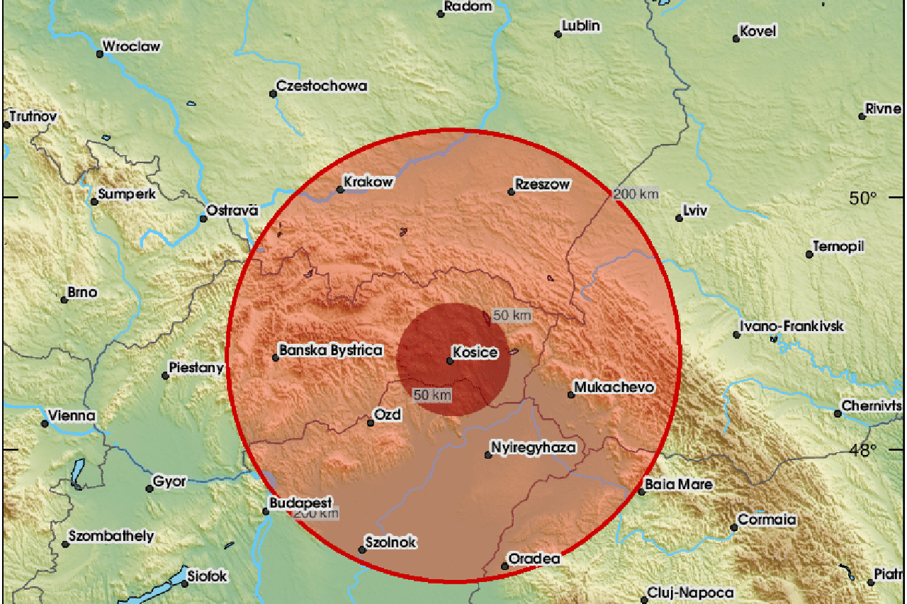 Potres u Slovačkoj