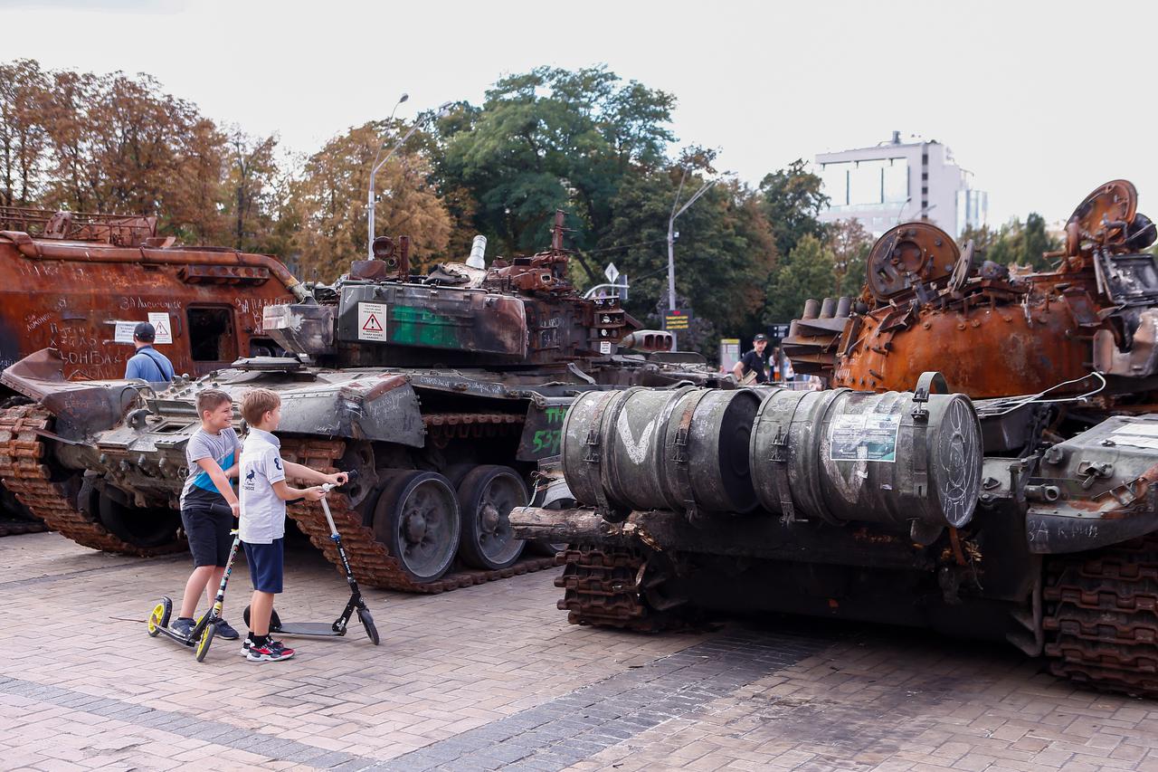 Kijev: Gradske fotografije u vrijeme vojne agresije na Ukrajinu