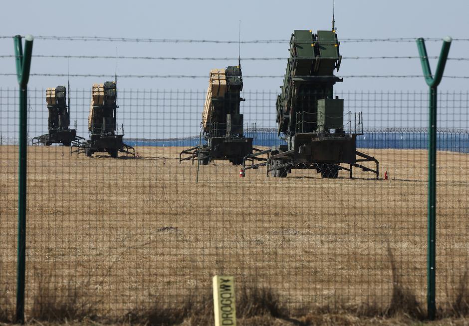 U.S. Army MIM-104 Patriots at Rzeszow-Jasionka Airport