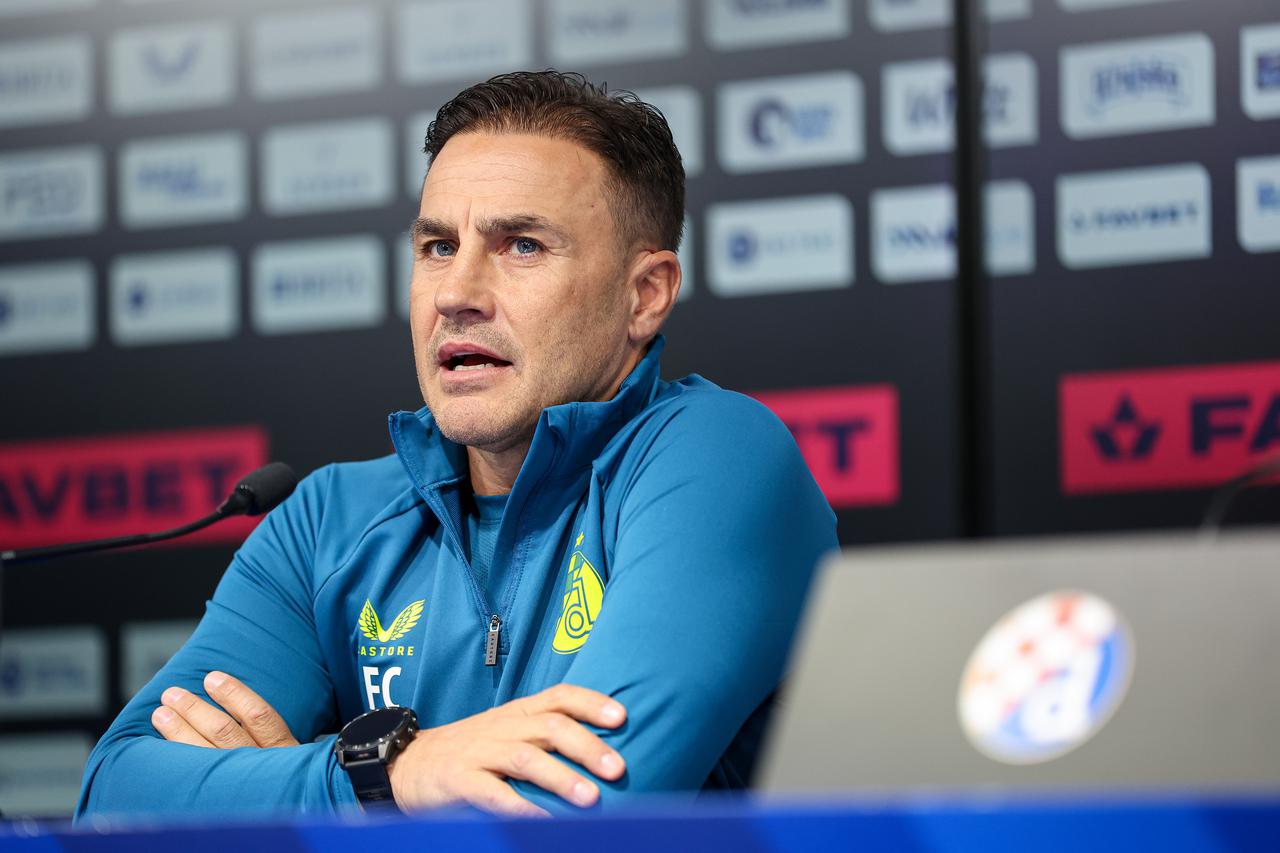 Zagreb: Novi trener Dinama Fabio Cannavaro predstavljen na konferenciji za medije