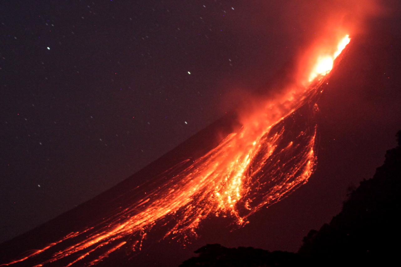 Erupcija vulkana na planini Merapi