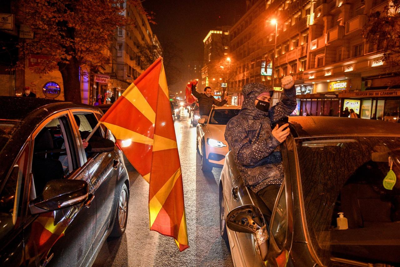 (SP)NORTH MACEDONIA-SKOPJIE-EURO CUP-FANS