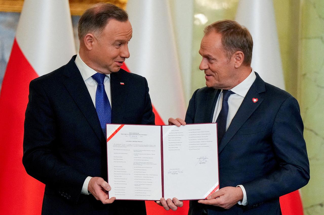 FILE PHOTO: Swearing in of the new Polish cabinet, in Warsaw