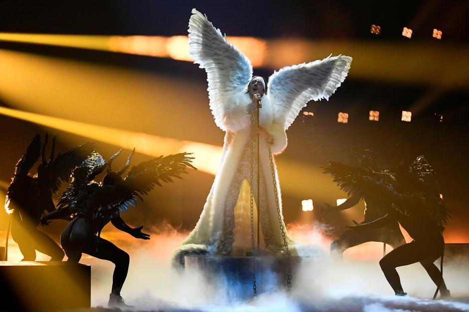 Dress rehearsal for Eurovision final in Rotterdam