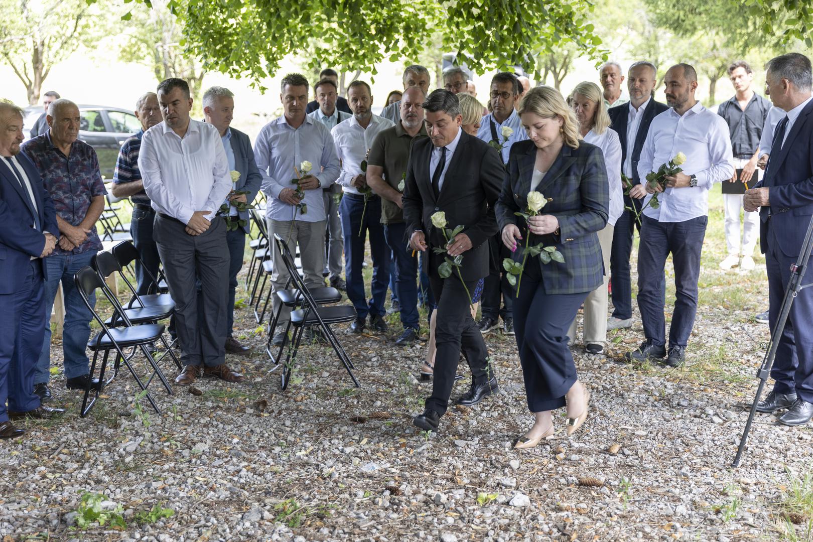 03.08.2023. Otocac - Centralna komemoracija za stradale Srbe u Oluji, koju organizira SNV "u znak sjecanje na egzodus Srba i sve stradale u ratu". Photo: Nikola Mraovic/PIXSELL