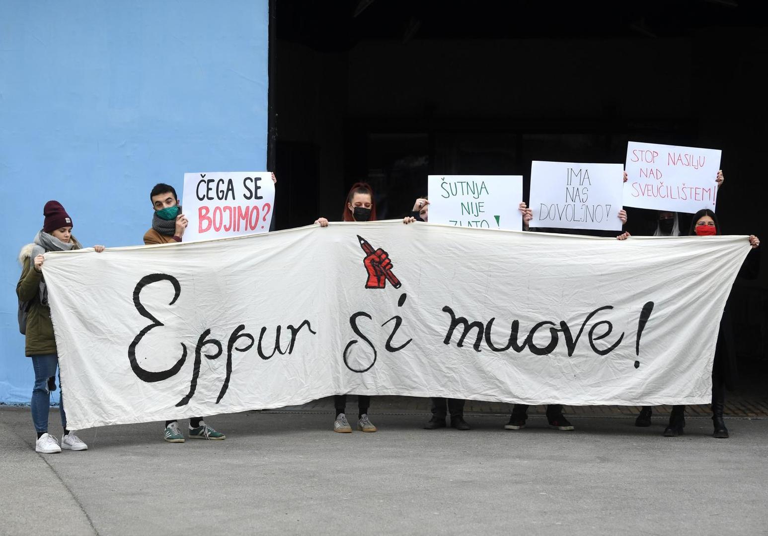 12.03.2021., Zagreb - Sastanak Senata Sveucilista u Zagrebu. Raspravljat ce o stanju na Sveucilistu, ali i potencijalnoj smjeni rektora Damra Borasa. 
Photo: Marko Lukunic/PIXSELL