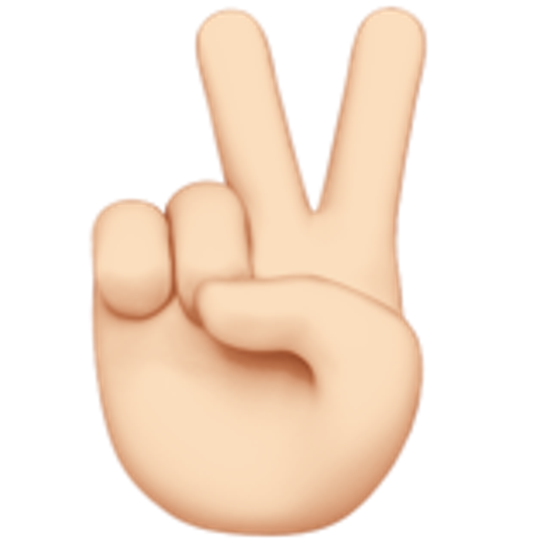 Emoji znaka mira znači "mir" u Ujedinjenom Kraljevstvu i SAD-u. Ali u Britaniji i Australiji, ako je dlan okrenut prema unutra, to je slično davanju srednjeg prsta.