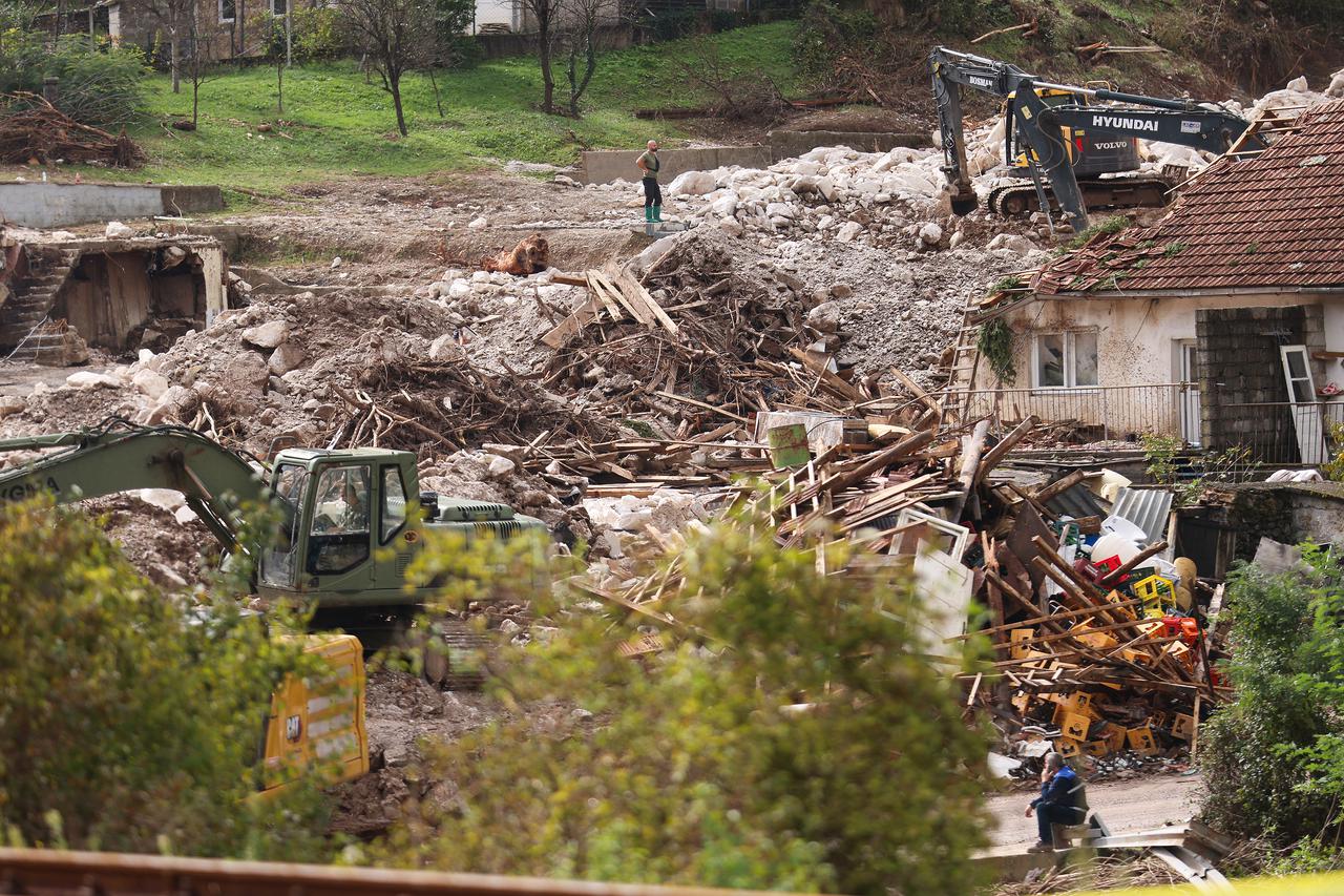 Posljedice poplava i odrona u Donjoj Jablanici