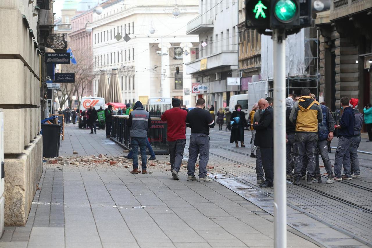 Centar Zagreba nakon potresa