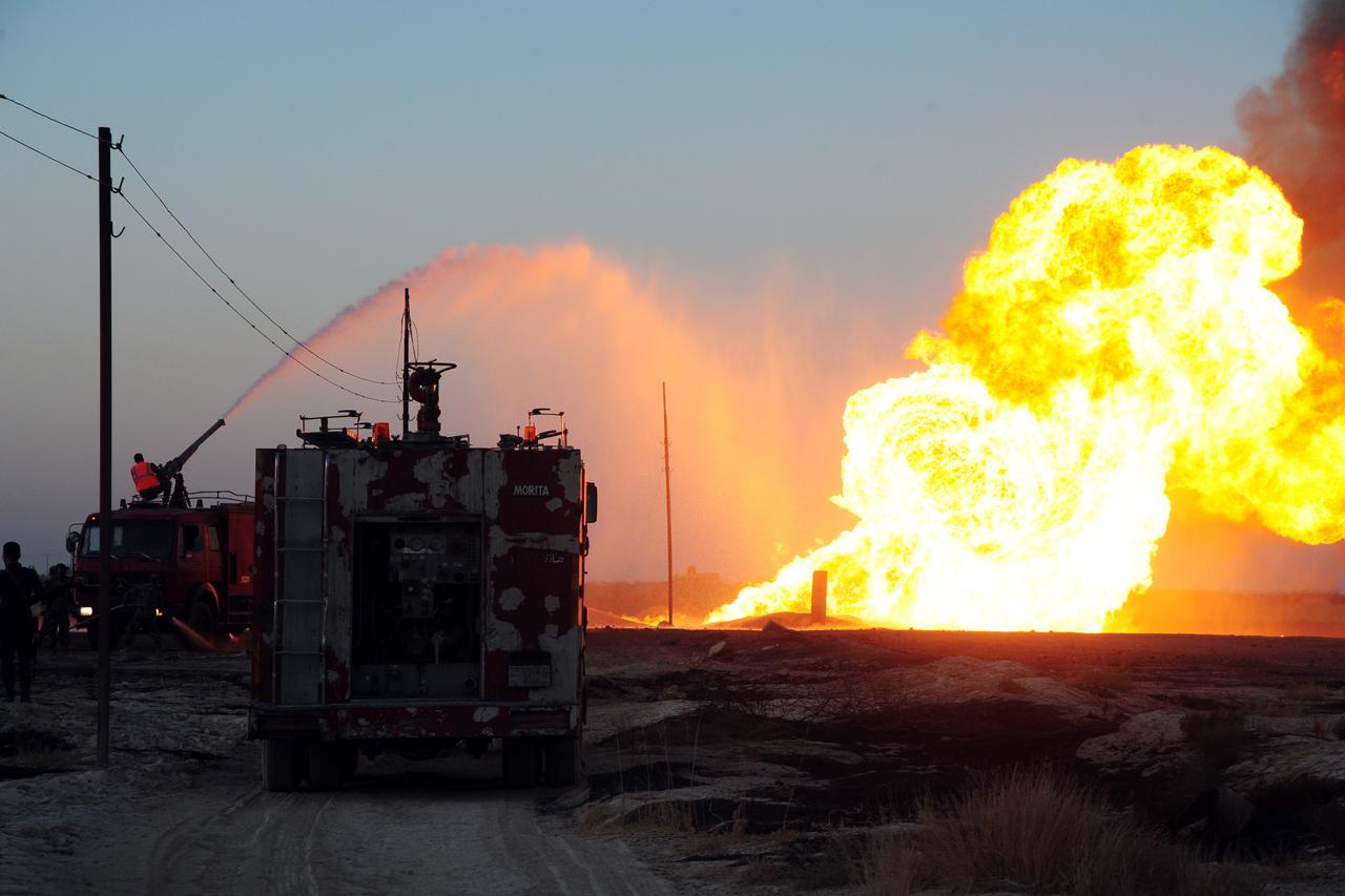 SYRIA-DAMASCUS-GAS LINE-EXPLOSION