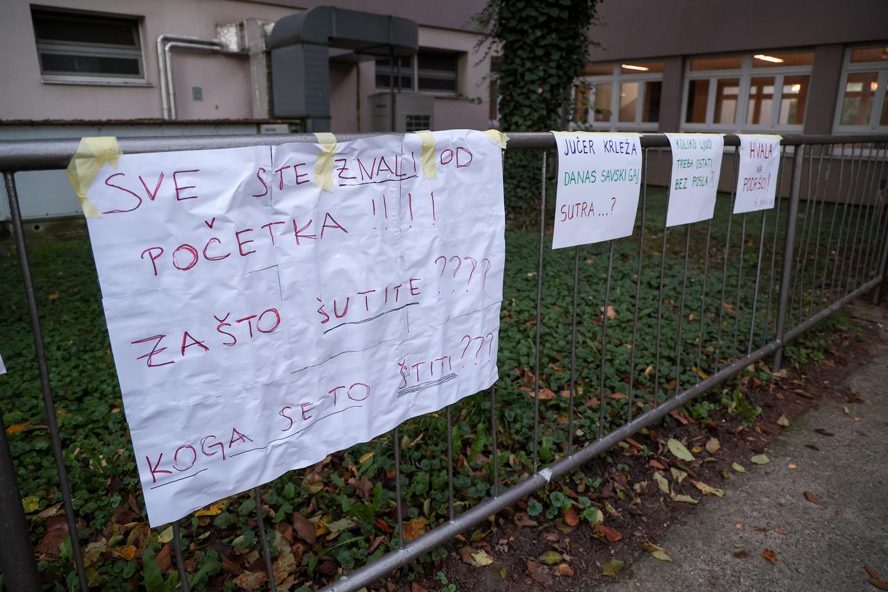 Zagreb:  Novi prosvjed roditelja pred zagrebačkom školom u koju ide problematični učenik 