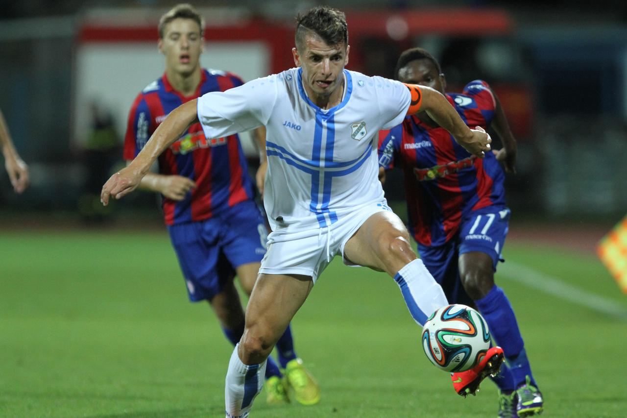 27.07.2014., stadion Kantrida, Rijeka - MAXtv 1. HNL, 02. kolo, HNK Rijeka - HNK Hajduk. Anas Sharbini. Photo: Nel Pavletic/PIXSELL