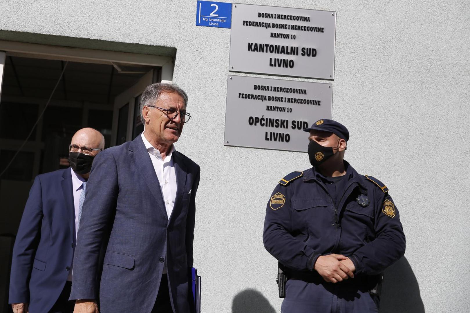 12.05.2021., Livno, Bosna i Hercegovina - Zdravko Mamic nakon vise od pet sati ispitivanja napustio Tuziteljstvo. Photo: Denis Kapetanovic/PIXSELL