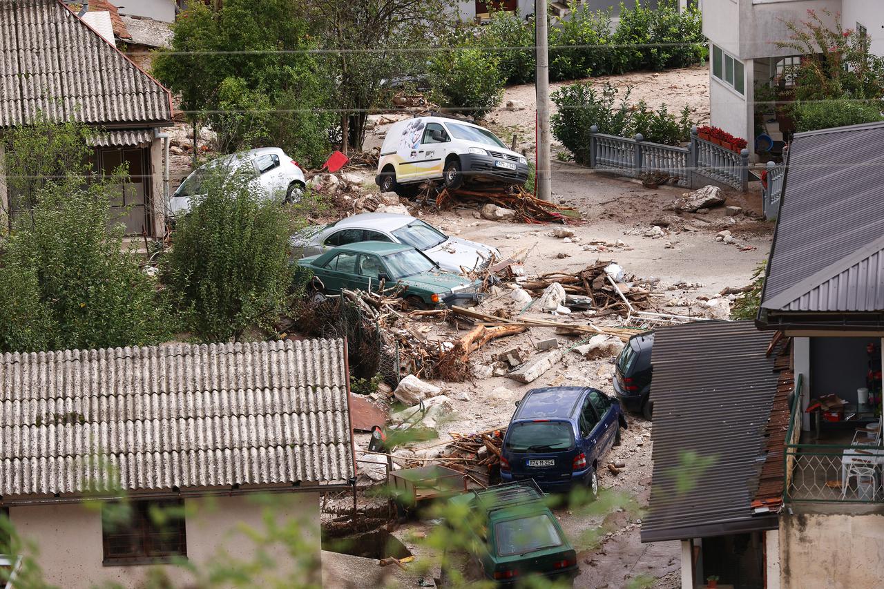 Posljedice poplava i odrona u Donjoj Jablanici