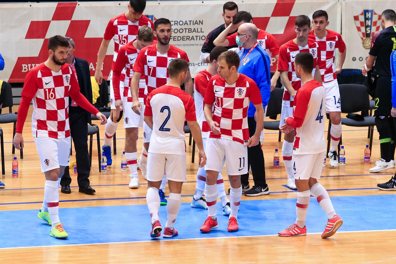 Osijek: Hrvatska futsal reprezentacija protiv Ukrajine za odlazak na EP