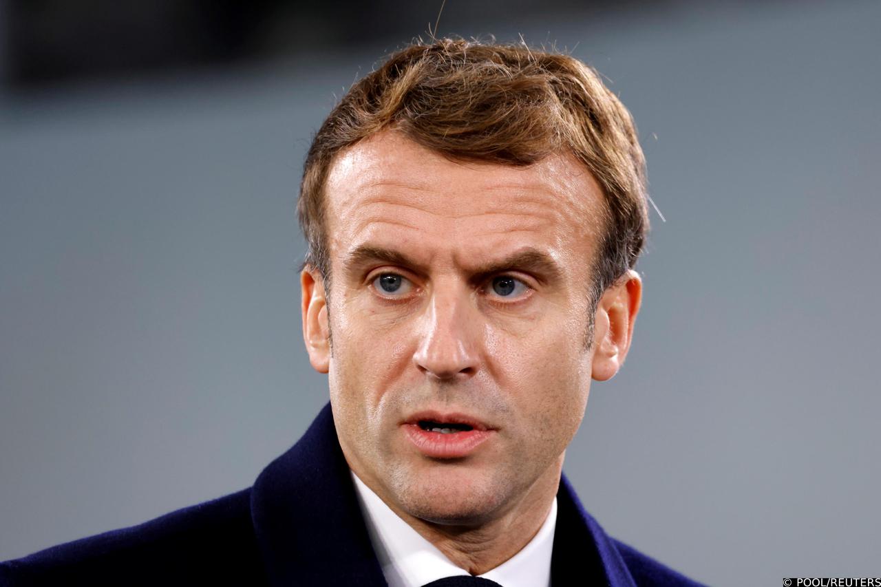 French President Emmanuel Macron visits Amiens