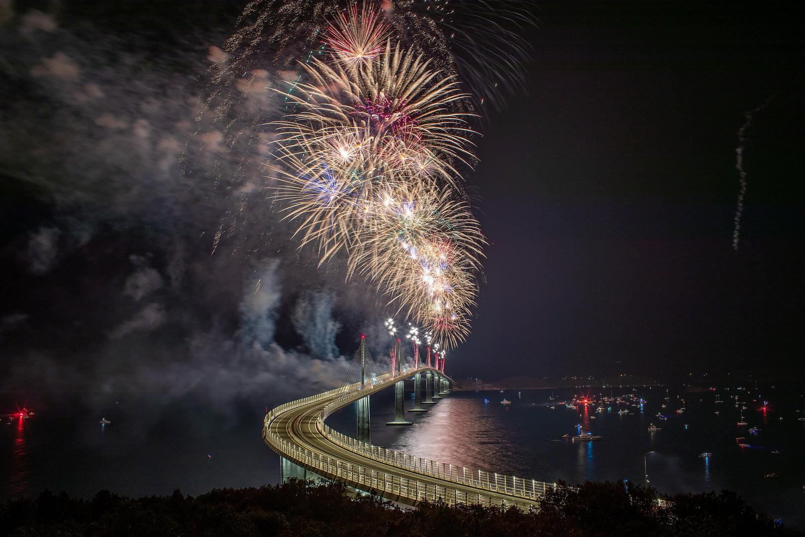 26.07.2022., Komarna - Sluzbeno otvorenje Peljeskog mosta.   Photo: Igor Kralj/PIXSELL